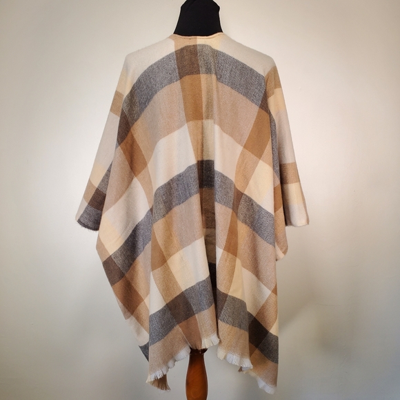 Lucky Brand Poncho Wrap Cape - Picture 6 of 7